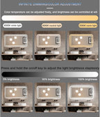 Smart Lighted Bathroom Mirror for Wall，Illuminated LED Bathroom Mirror，Lighted - Image 3