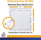 Filter King 20x22.25x1 Air Filter | 6-PACK | MERV 13 | HVAC Pleated AC Furnace - Image 2