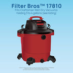 Filter Bros 17810 Large Debris Replacement Fits Craftsman Shop Vacuums 3-4 Gal - Image 3