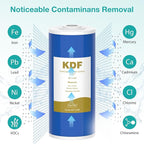 SimPure Whole House Water Filter Cartridges 10" x 4.5" GAC/KDF Carbon and Heavy - Image 3
