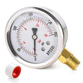 0-230 Psi Glycerin Liquid Filled Pressure Gauge, 2.5" Dial Size, 1/4" NPT Lower by BPSSDI