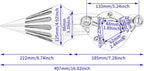 Air Cleaner Motorcycle CNC Spike Air Intake Filter Kit Fit - Image 7