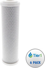 Tier1 10 Micron 10 Inch x 2.5 Inch | 6-Pack Whole House Carbon Block Water - Image 2