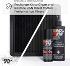 K&N Air Filter Cleaning Kit: Squeeze Bottle Filter Cleaner and Black Oil Kit; - Image 2