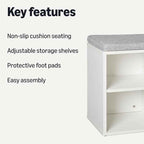 Amazon Basics Shoe Storage Bench