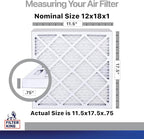 Filter King 12x18x1 Air Filter | 4-PACK | Carbon MERV 8 HVAC Pleated A/C - Image 2