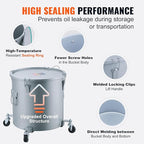 VEVOR Fryer Grease Bucket, 16 Gal Oil Disposal Caddy - Image 4