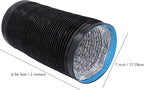 CHICIRIS dryer vent hose 6.56ft, Aluminum Flexible Ducting Ventilation Hose - Image 5