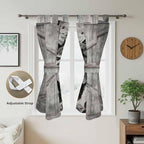 Funny Farm Animals Living Room Curtains 84 Inch Length, Window Curtains Tab Top - Image 5
