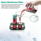 Xin Tester 100 Pieces Nylon Disc Membrane Filters, 50 mm Diameter, 0.05µm Pore - Image 2