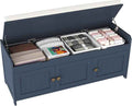 HOMEFORT 41.3" Shoe Bench with Lift Top Storage, Entryway Bench with Cushioned
