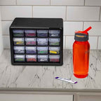 Akro-Mils 16-Drawer Plastic Drawer Storage Cabinet
