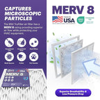 BNX TruFilter 12x12x1 Air Filter MERV 8 - Image 3