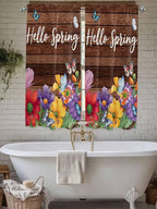 Spring Flowers Living Room Curtains 72 Inches length, Watercolor Farmhouse - Image 7
