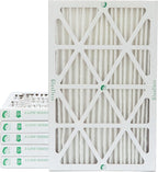 10x20x2 MERV 10 2" Inch Pleated Air Filters By Glasfloss. Box of 6. Actual by Glasfloss
