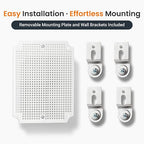 QILIPSU Outdoor WiFi Enclosure, 8.6"x6.7"x4.3" Waterproof Electrical Junction - Image 8