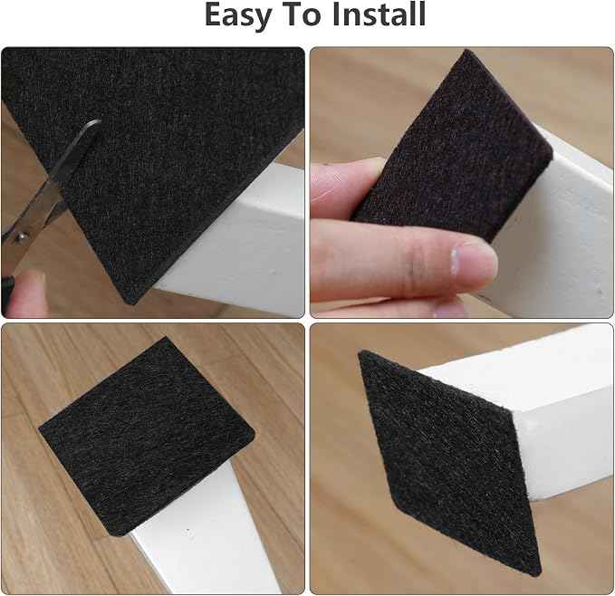 Yelanon Felt Furniture Pads -60 Pcs Premium Felt Pads