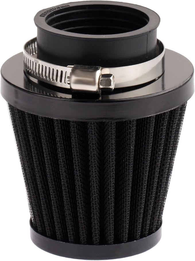 Mtsooning Motorcycle Air Filter Pod, 39mm Washable Universal Clamp-On Breathers by Mtsooning