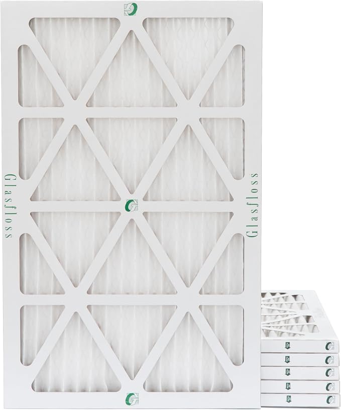 Glasfloss ZL 15x25x1 MERV 10 AC Furnace Air Filters.. Actual Size: 14-1/2 x by Glasfloss