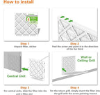 10x10x1 Furnace Air Filters 4 Pack, MERV 8 MPR 600 & FPR 5 Filtering, HVAC Air - Image 7