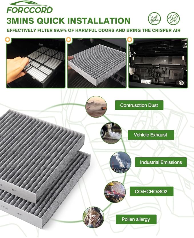 Cabin Air Filter and Engine Air Filter Fits - Image 7