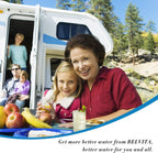 BELVITA 2 Pack RV Water Filter with 2 Flexible Hose Protector