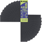 Carbon Filter 4 x 12 Inch 24 Pcs Activated Charcoal Air Vent Floor Heater by Hoctsom