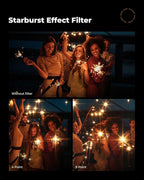 K&F CONCEPT 77mm Variable Star Filter Cross Screen Starburst Filter 4, 8 Points - Image 5