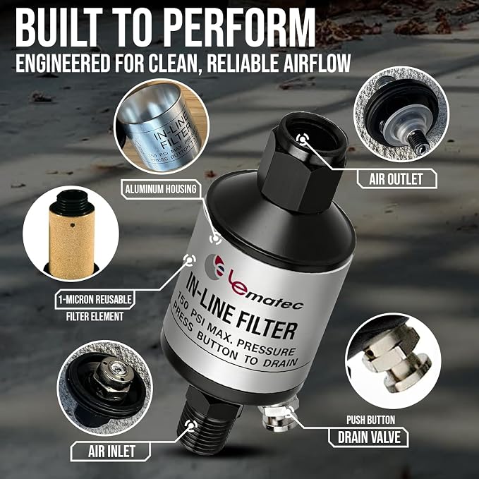 LE LEMATEC Air Compressor Water Separator - Image 2