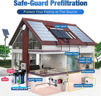 iSpring WGB21B-DS+AHPF12MNPT16X2 2-Stage Whole House Water Filtration System - Image 8