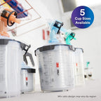 3M PPS 2.0 Spray Gun Cup, Lids and Liners Kit, 28 Ounces, 200-Micron Filter - Image 7