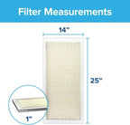 Filtrete 14x25x1 AC Furnace Air Filter, MERV 5, MPR 300, Capture Unwanted - Image 2