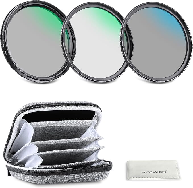 NEEWER 49mm UV/CPL/ND Lens Filter Kit by Neewer