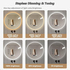 Wall Mirror for Bathroom, Wall Mounted Multifunction Bathroom Vanity Mirror - Image 6