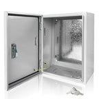 Electrical Box 20 x 16 x 10 Inch Indoor Outdoor Electrical Enclosure Box Steel by Fsehyue