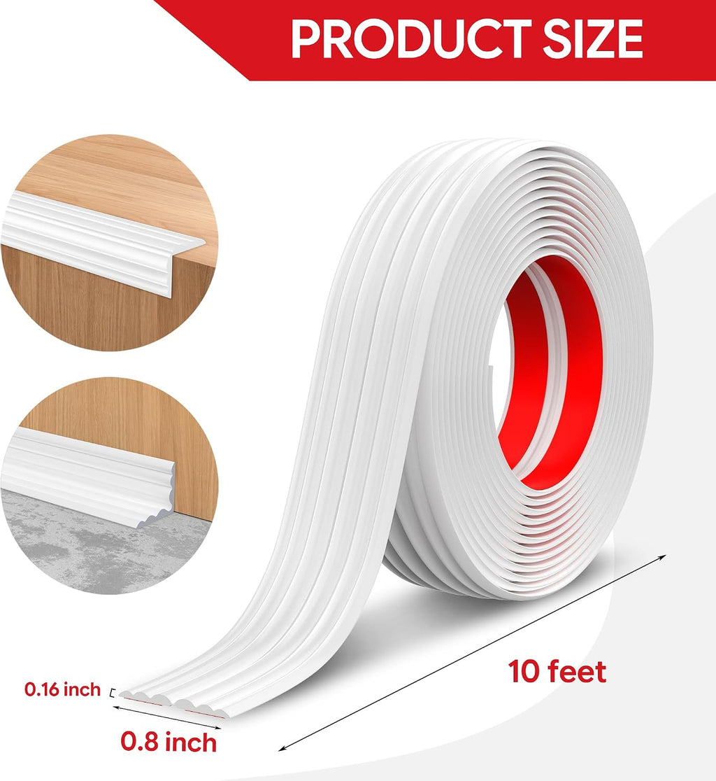 Wall Corner Protector Peel and Stick Trim Corner Molding Trim