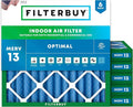 Filterbuy 12x12x2 Air Filter MERV 13 Optimal Smoke & Allergy Defense, by Filterbuy