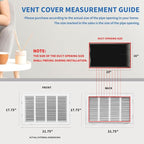 20x16 Return Air Grille, Return Air Vent Cover - Image 4