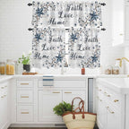Farmhouse Kitchen Curtains Set 3 Piece - Image 3