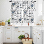 Farmhouse Kitchen Curtains Set 3 Piece - Image 3