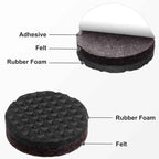 Yelanon Non Slip Furniture Pads -36 pcs 1’’ Furniture Grippers Non Skid
