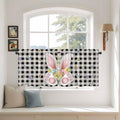 Easter Kitchen Tier Curtains 36 Inch Long 2 Panel Set, Rod Pocket Half Window by Unknown