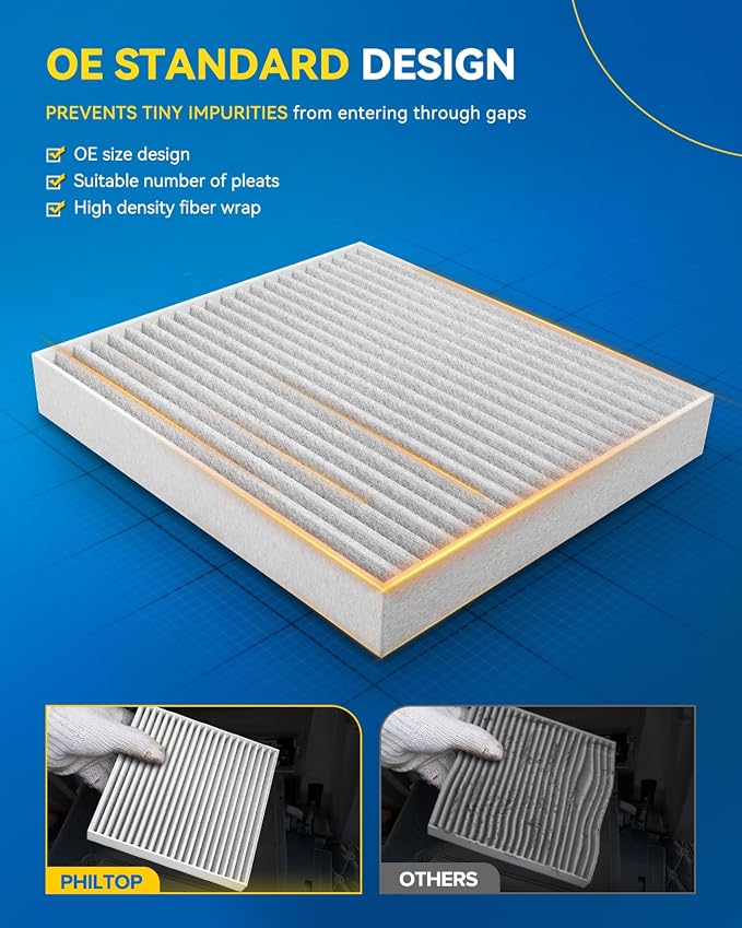 PHILTOP Cabin Air Filter, Replacement - Image 3