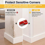 Wall Corner Protector Self-Adhesive Flexible – Durable Rubber