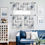 Farmhouse Kitchen Curtains Set 3 Piece - Image 2