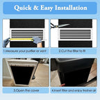 Activated Carbon Air Filter Sheet 16"x48" – Cut to Fit Charcoal Air Filter - Image 7
