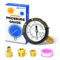 MEANLIN MEASURE 0~60Psi Plastic Frame 1/4" NPT Start and Clean Filter Pressure by MEANLINMEASURE