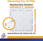 Filter King 25x25x1 Air Filter | 6-PACK | MERV 13 HVAC Pleated A/C Furnace - Image 2