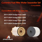 6.7 Cummins Fuel Filter Water Separator Kit Compatible with 2019–2024
