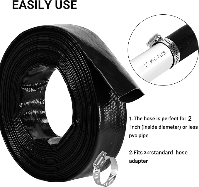 2.5" x 100 FT Pool Backwash Hose, - Image 5